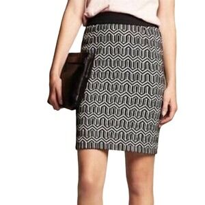 Banana Republic Geometric Pencil Skirt